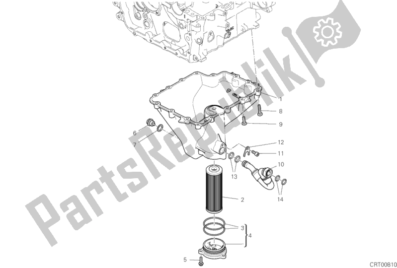 Todas las partes para Colector De Aceite de Ducati Superbike Panigale V4 Speciale 1100 2019
